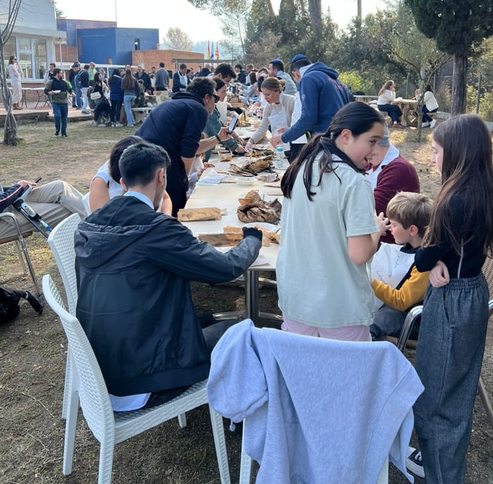 Gran calçotada comunitaria por Tu Bishvat