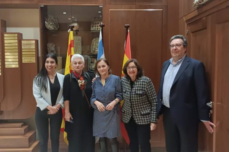 la portavoz de la embajada de israel en madrid visita la cib